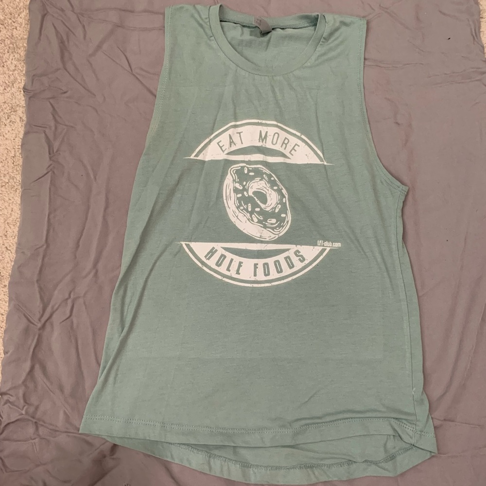 Eat more hole foods muscle tank